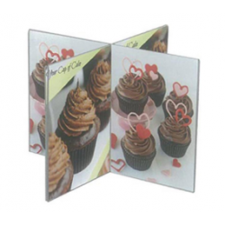 Σταντ ακρυλικό 4xA6 105x148χιλ.